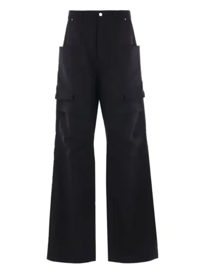 Rick Owens Stefan multi-pocket cargo trousers - Blacks and greys