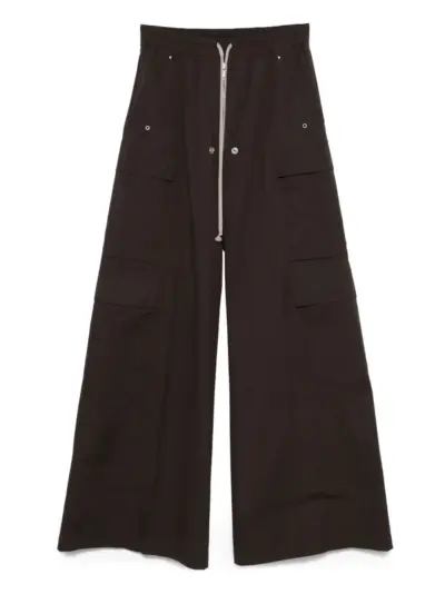 Rick Owens drawstring cargo trousers - Brown