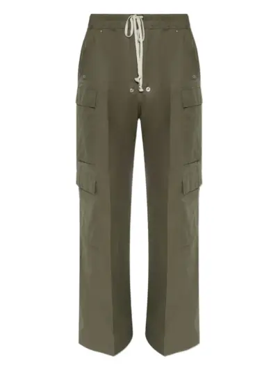 Rick Owens drawstring cargo trousers - Green