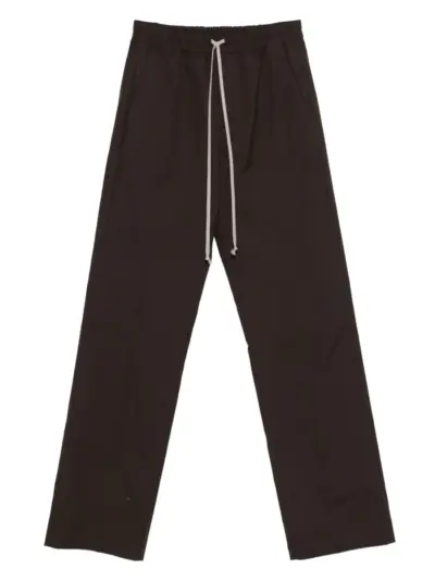 Rick Owens drawstring-cuffed trousers - Brown
