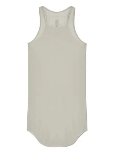 Rick Owens ribbed racerback tank top - Neutrals