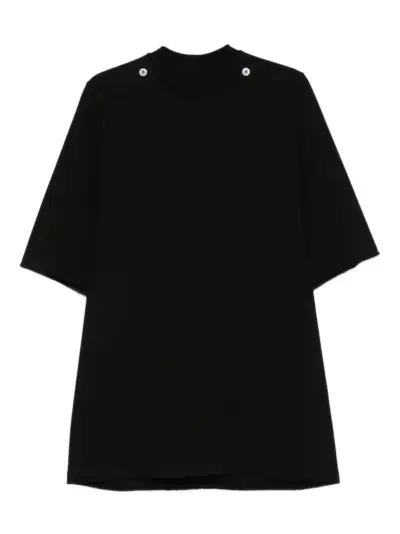 Rick Owens stud-detailed organic cotton T-shirt - Black