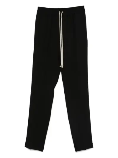 Rick Owens wool track pants - Black