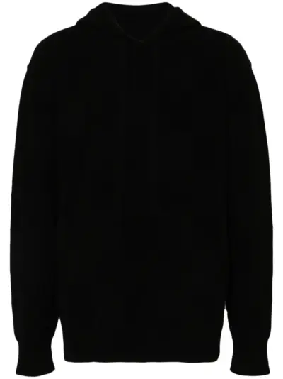 Uma Wang checkerboard hoodie - Black
