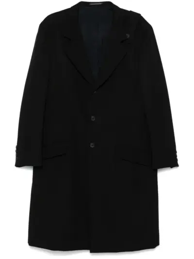 Yohji Yamamoto wool coat - Black