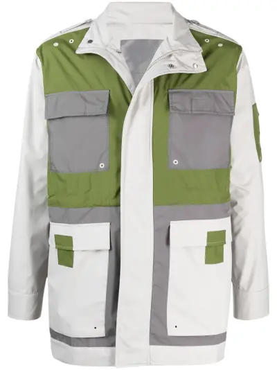A-COLD-WALL* Rhombus cargo jacket - White