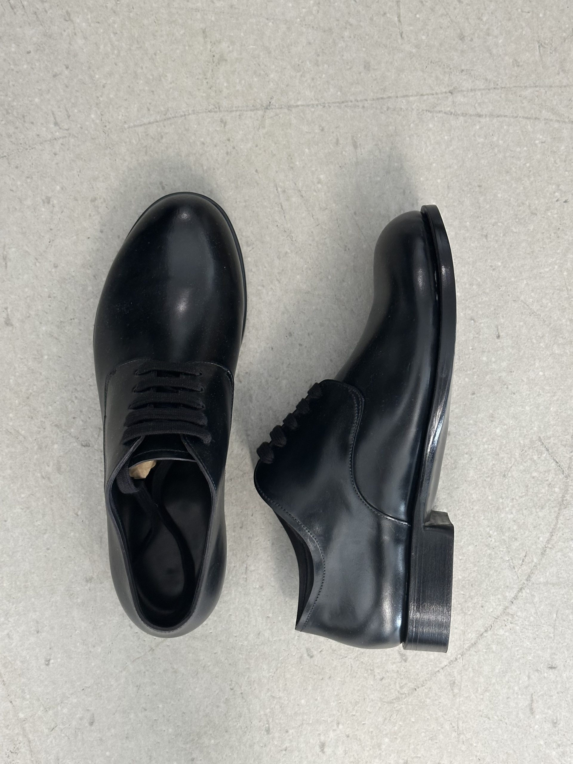 m_moriabc AAA_ZeRo, Derby, black, horween shell cordovan leather