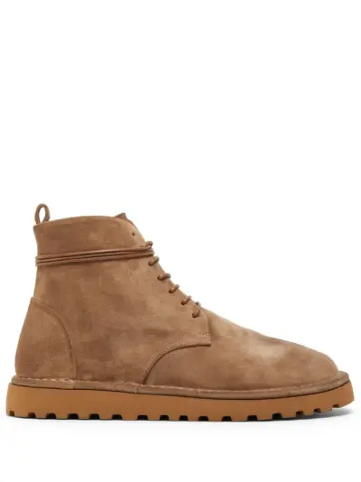 Marsèll Sancrispa Alta suede boots - Brown