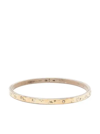 Parts of Four 18K yellow gold and sterling silver Sistema bangle