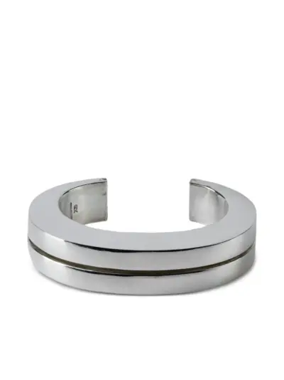 Parts of Four Crescent Crevice bracelet - Silver