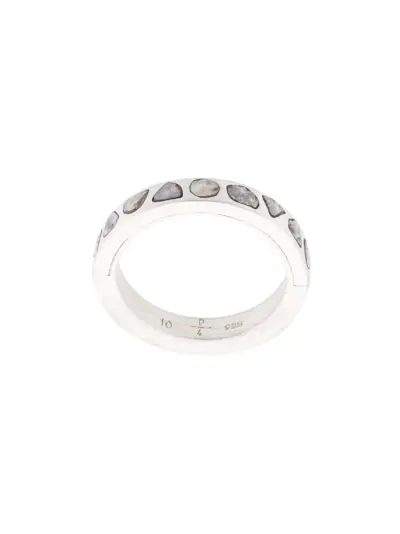 Parts of Four Mega Pavé Sistema ring - Metallic