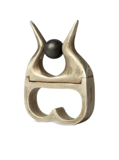 Parts of Four Plate Double Hathor Expansion ring - Silver
