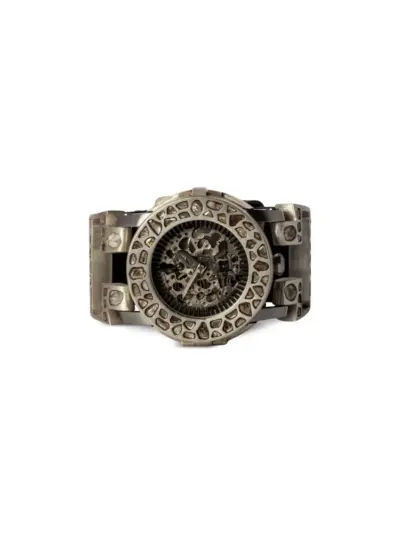 Parts of Four Skeleton Mega Pavé 42mm - Black