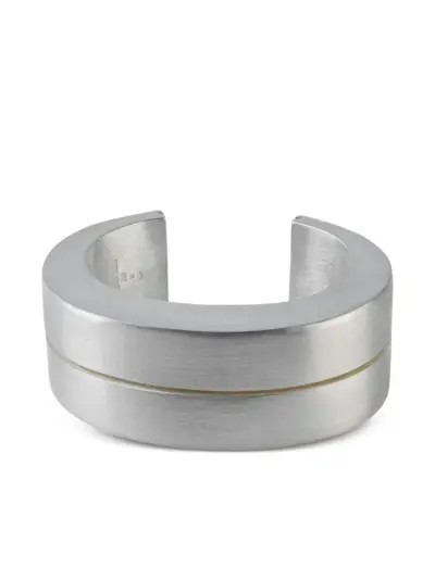 Parts of Four sterling silver Crescent Crevice bracelet