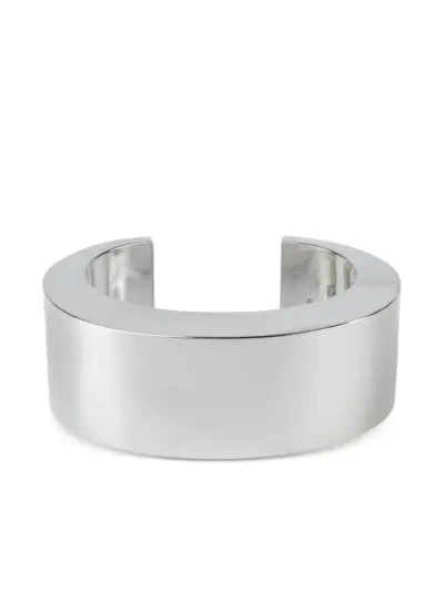 Parts of Four sterling-silver Crescent bracelet