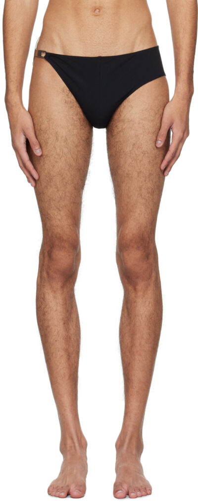 Rick Owens Black Hydra Swim Briefs