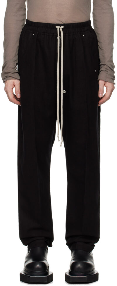 Rick Owens Black Porterville Bela Trousers