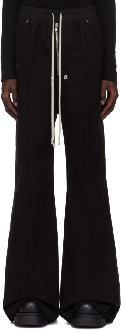 Rick Owens Black Porterville Wide Bela Trousers