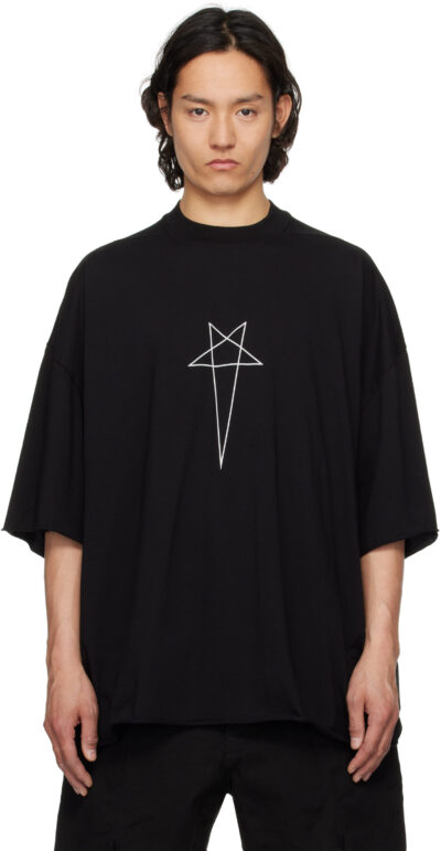 Rick Owens DRKSHDW Black Hollywood Tommy T-shirt