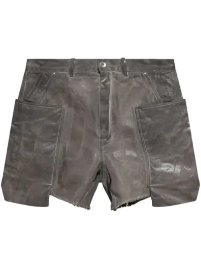 Rick Owens DRKSHDW DRKSHDW distressed short - Grey