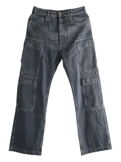 Rick Owens DRKSHDW cargo-pockets jeans - Blue