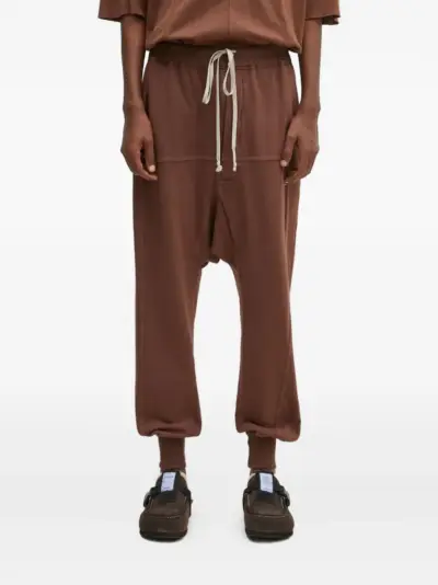 Rick Owens DRKSHDW drawstring drop-crotch trousers - Brown