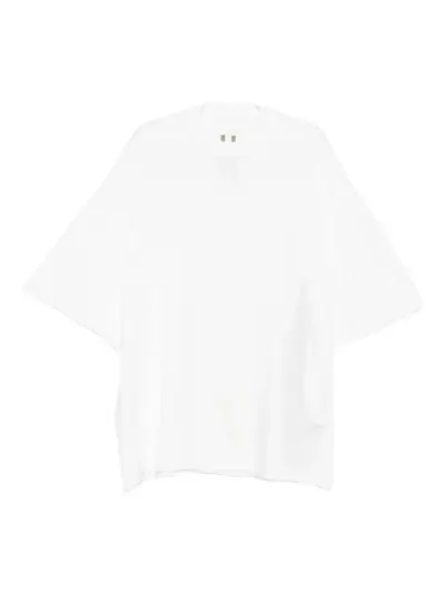 Rick Owens DRKSHDW dropped-hem T-shirt - White