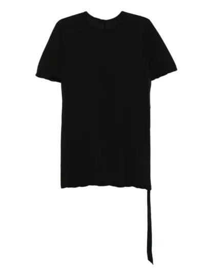 Rick Owens DRKSHDW side-tie organic cotton T-shirt - Black