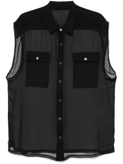 Rick Owens Jumbo shirt - Black