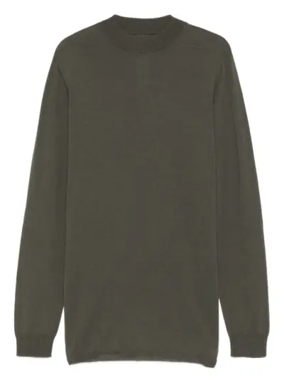 Rick Owens Lupetto high-neck wool sweater - Green