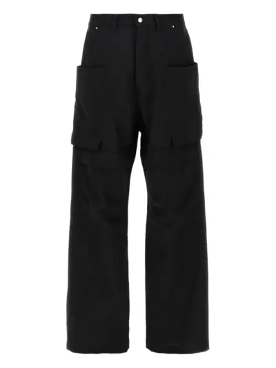 Rick Owens Stefan cargo low-crotch trousers - Black