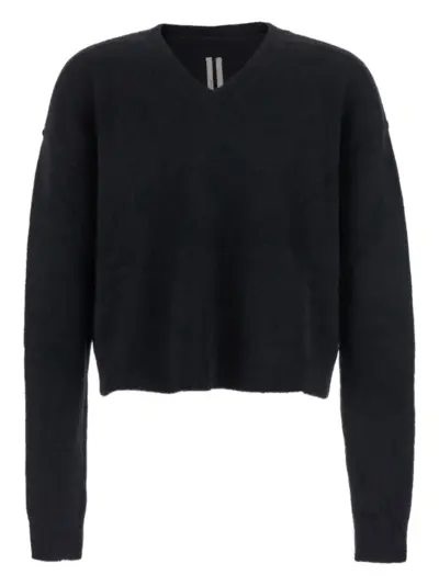 Rick Owens V-neck sweater - Black