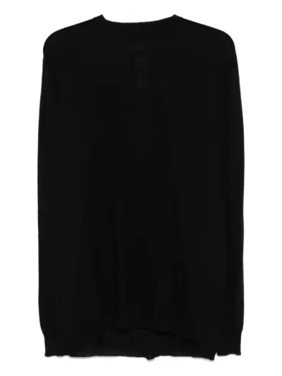 Rick Owens crew-neck wool jumper - Black