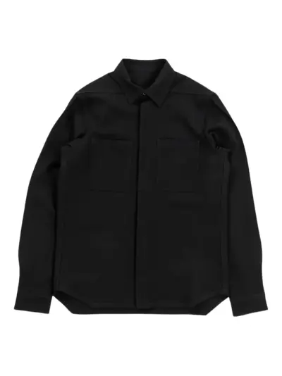 Rick Owens double-pocket long-sleeve shirt - 09 BLACK