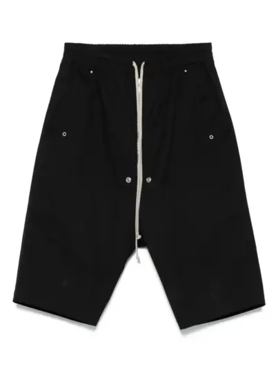 Rick Owens drawstring pockets shorts - Black
