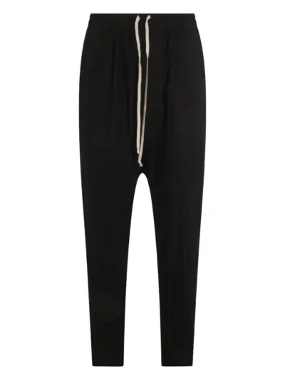 Rick Owens drawstring-waist trousers - Black