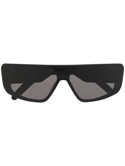 Rick Owens flat-top sunglasses - Black