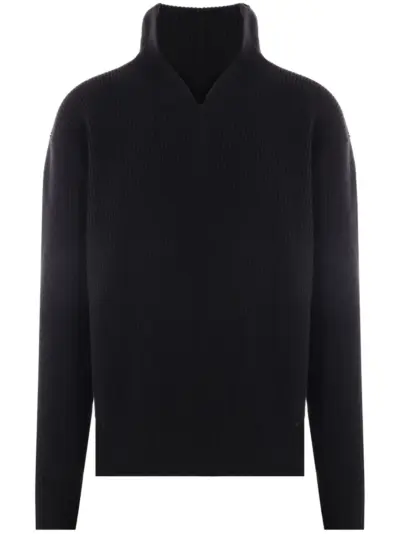 Rick Owens high-neck wool jumper - Black