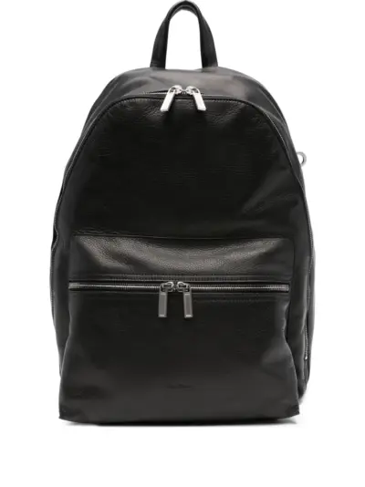 Rick Owens leather backpack - Black