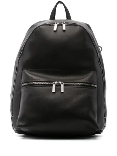 Rick Owens leather backpack - Black