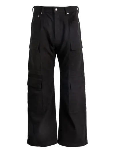 Rick Owens multi-pocket cargo trousers - Black
