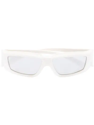 Rick Owens rectangle-frame sunglasses - Grey