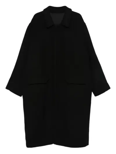 Rick Owens single-breasted coat - Black