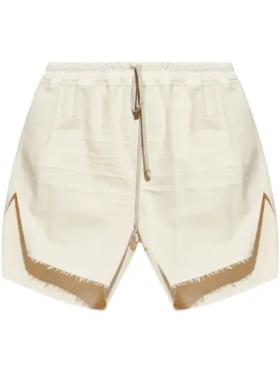 Rick Owens slits deck shorts - Neutrals