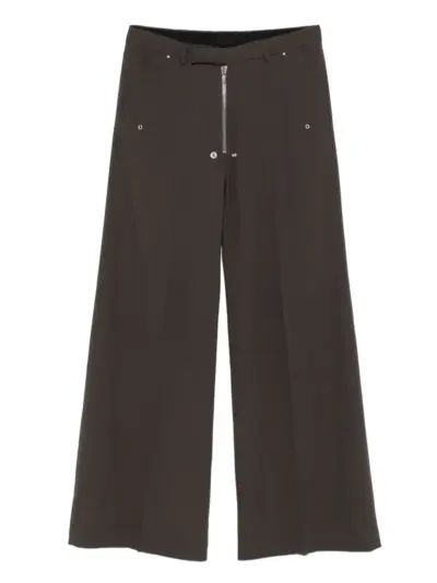 Rick Owens zip-fly trousers - Brown