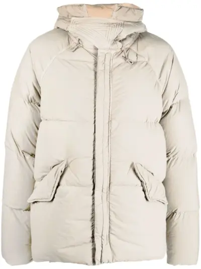 Ten C padded puffer jacket - Neutrals