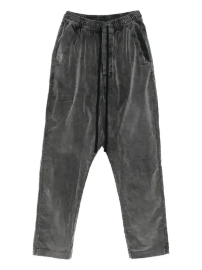 Thom Krom drawstring corduroy trousers - Grey