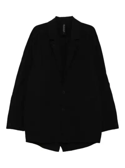 Transit single-breasted blazer - Black