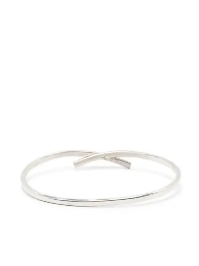 WERKSTATT:MÜNCHEN Embrace bangle bracelet - Silver