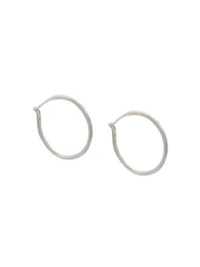 WERKSTATT:MÜNCHEN hoop earrings - Metallic